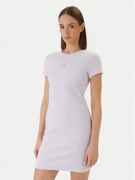 Calvin Klein Jeans Rochie de zi Monologo Baby roz