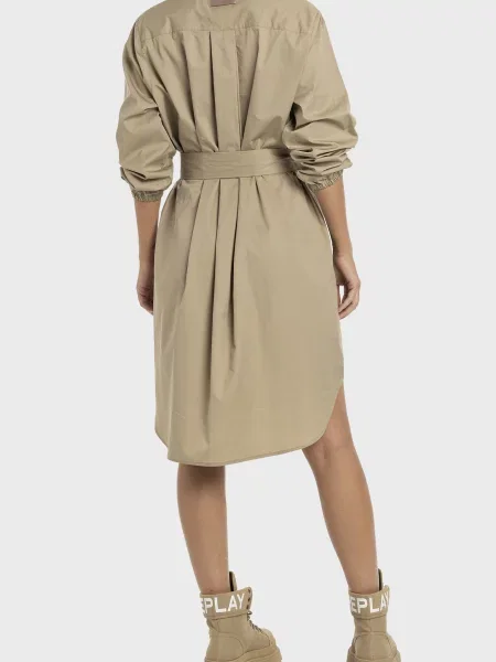 Платье Replay бежевое