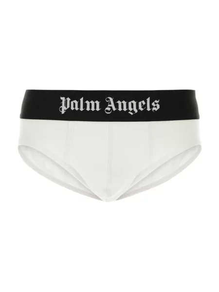 Majtki Palm Angels z nadrukiem białe