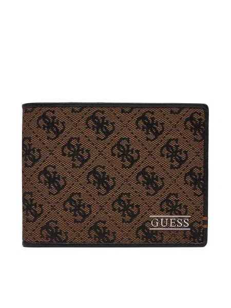 GUESS Portofel BOSTON / negru maro