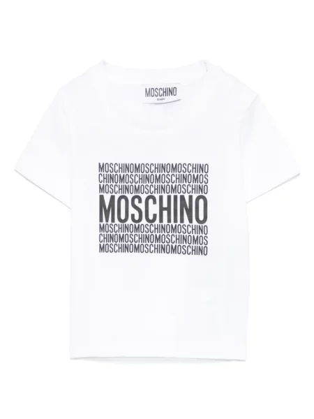 Koszulka dziecięca Moschino biała