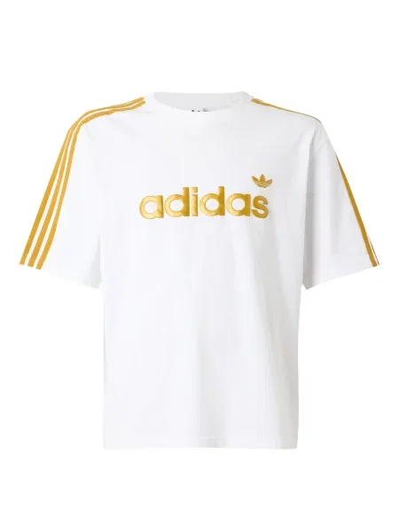 ADIDAS ORIGINALS Tricou LNR auriu alb