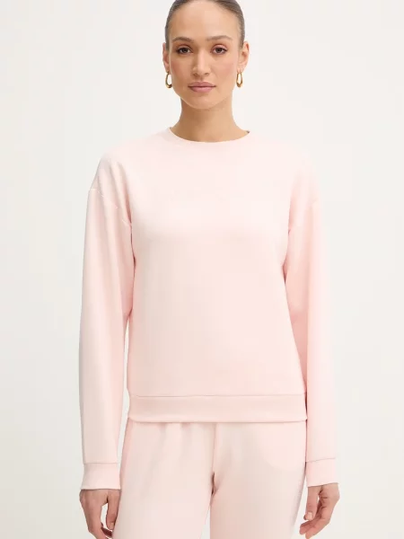 Armani Exchange bluză roz