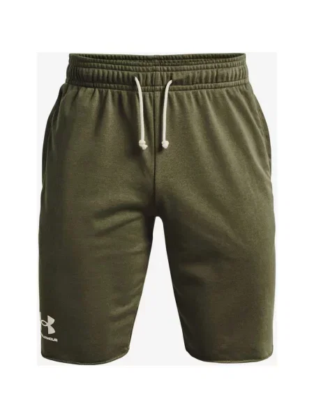 Spodenki Under Armour Rival Terry oliwkowa zieleń S zielone