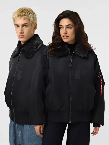 Alpha Industries Бомбер синій