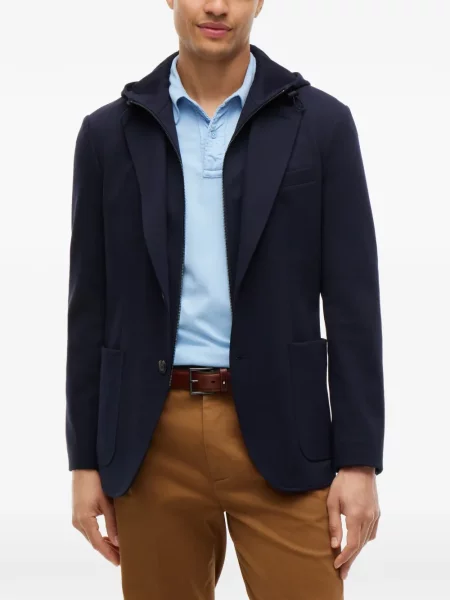 Sacou Tommy Hilfiger cu glugă albastru