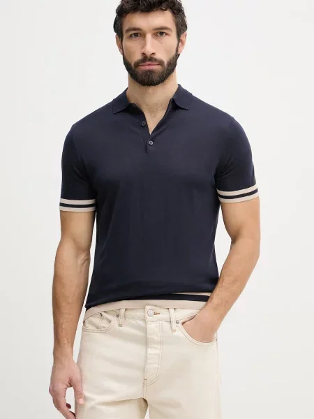 Guess t-shirt LARRY niebieska
