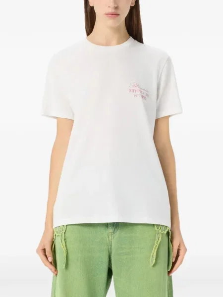 Tricou Blumarine cu imagine alb