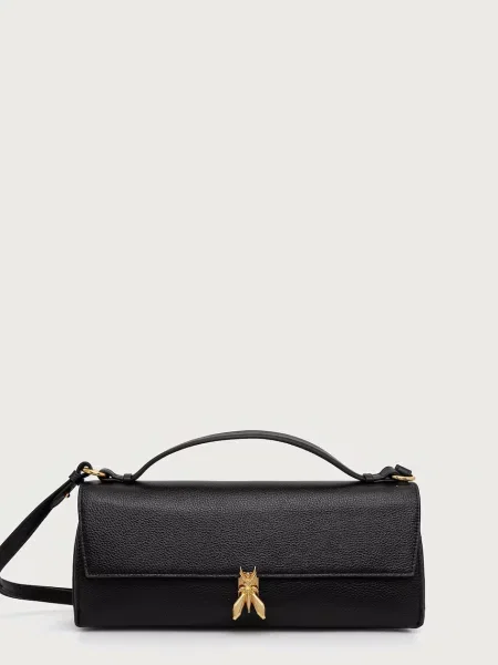 Patrizia Pepe geantă crossbody pentru femei din piele negru