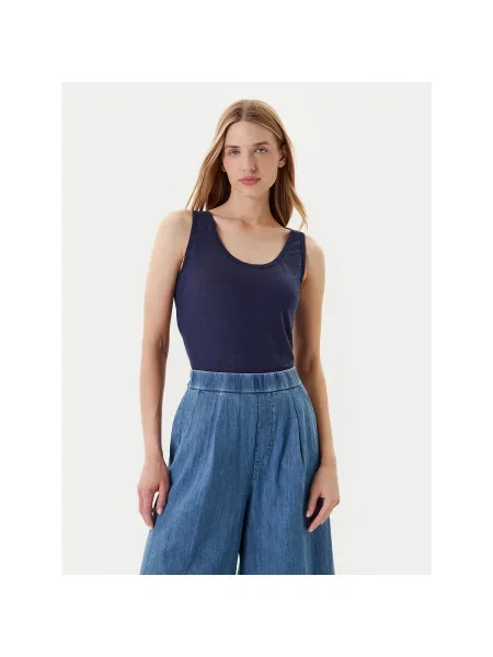 United Colors Of Benetton Τοπ Σκούρο Regular Fit μπλε