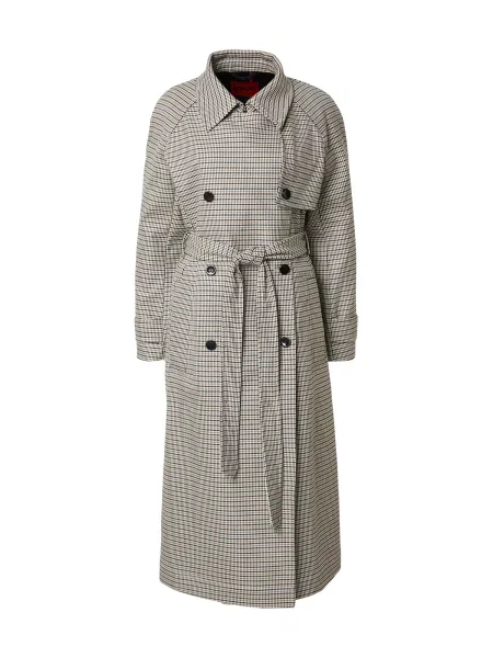 HUGO Prehoden plašč Mesilla kamela bela črna