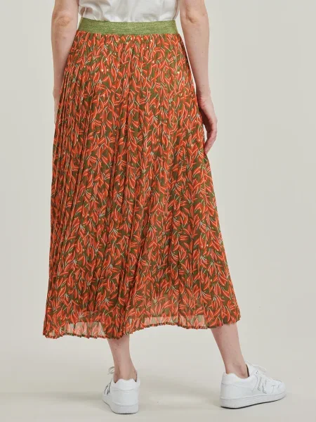 Fustă Only portocaliu