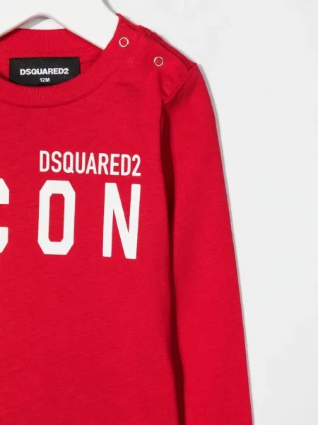 Dětské tričko Dsquared2 červené