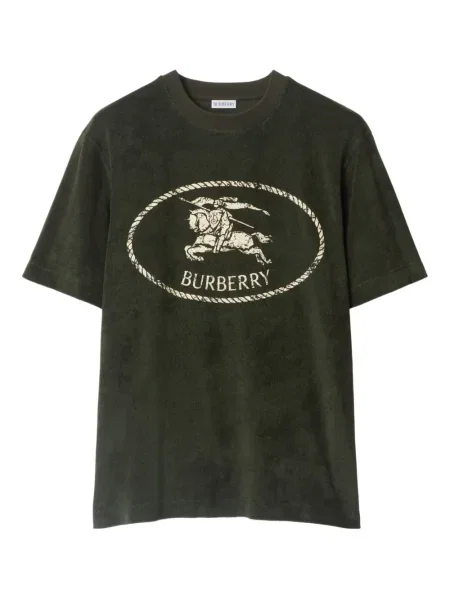 Tricou Burberry cu imagine verde