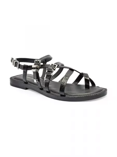 Michael Kors De piele sandale DARRINGTON negru