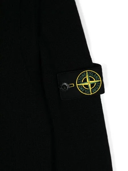 Sweter dziecięcy Stone Island czarny
