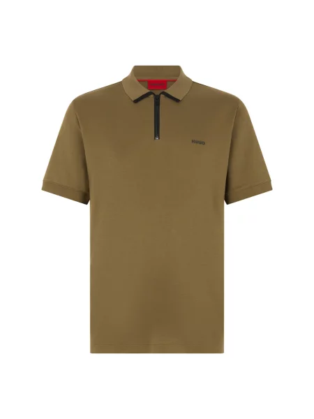 Koszulka polo Boss beżowa