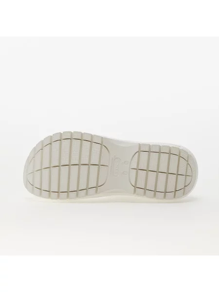 Чехли Crocs Classic Mega Crush Sandal с платформа бяло
