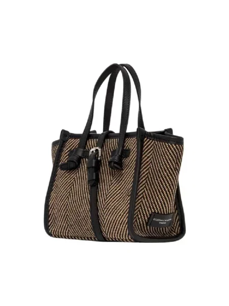 Shopperka Gianni Chiarini skórzana czarna