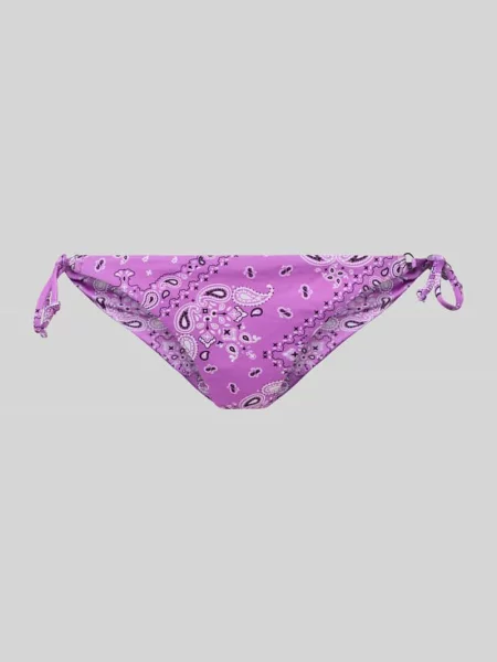 Figi bikini z bocznym wiązaniem model ‘LINA’ Banana Moon fioletowy