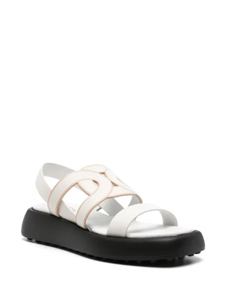 Sandale Tod's din piele alb