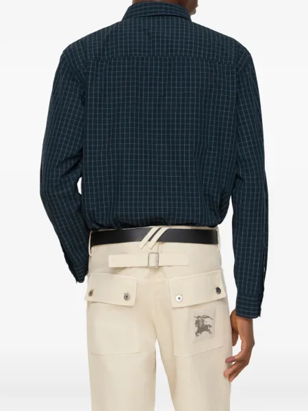 Kockás ing Burberry kék