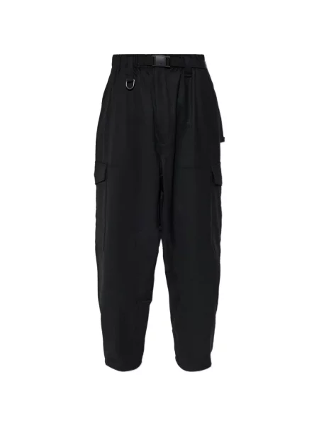 Cu centură pantaloni cargo Y-3 cu cataramă negru