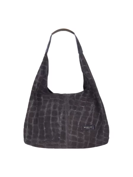 Torebka My Best Bags brązowa