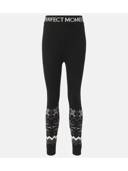 Vunene tajice Perfect Moment crna