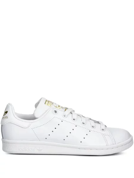Zomšinės dryžuotos sportbačiai Adidas Stan Smith mėlyna