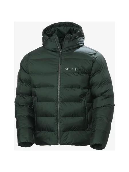 Kurtka z kapturem Helly Hansen Stride Puffy ciemny S zielony