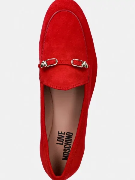 Замшевые мокасины Love Moschino