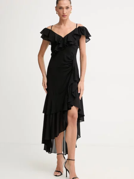 Morgan sukienka rozkloszowana czarna