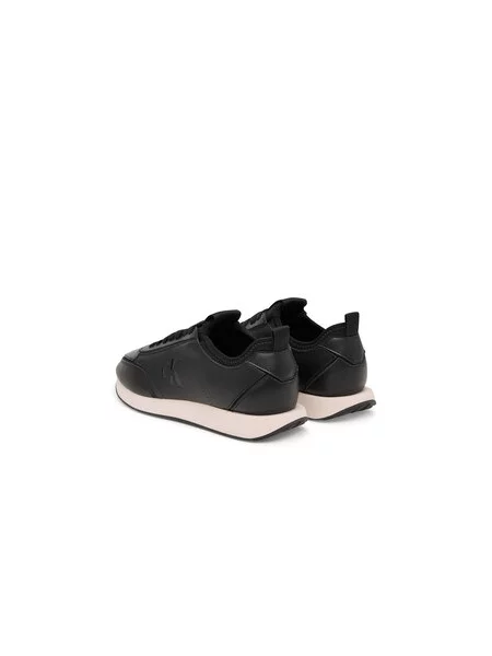 Sneakersy Calvin Klein Retro Runner Sock Panl Lth Neo černá