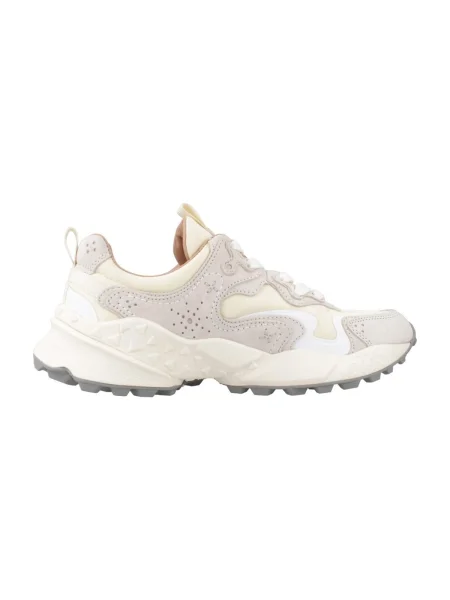 Pantofi Flower Mountain cu model floral bej