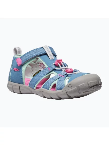 Sandały juniorskie KEEN Seacamp II CNX coronet blue/ hot pink niebieskie
