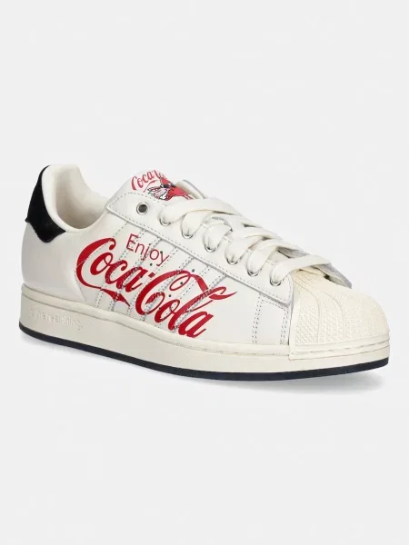 Adidas Originals Superstar II x Coca Cola sneakers pánske kožené béžová