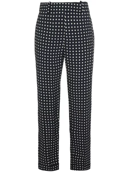 Pantaloni Haider Ackermann cu buline negru