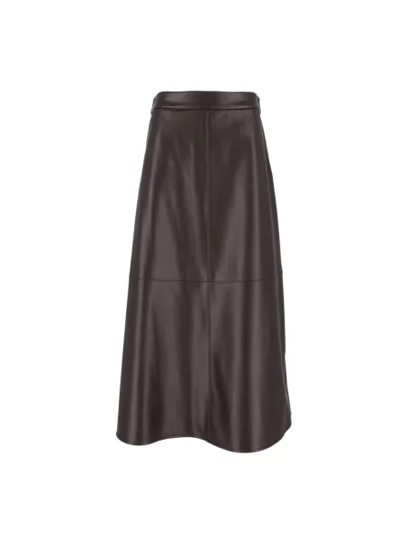 Spódnica midi Max Mara brązowa