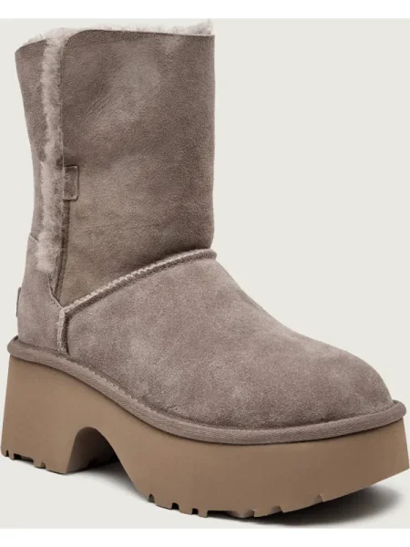 UGG Bocanci W ESMEE | piele întoarsă bej