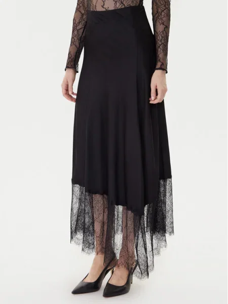 TWINSET Fustă midi negru