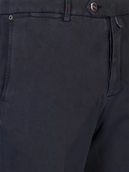 Pantaloni Kiton cu autograf albastru