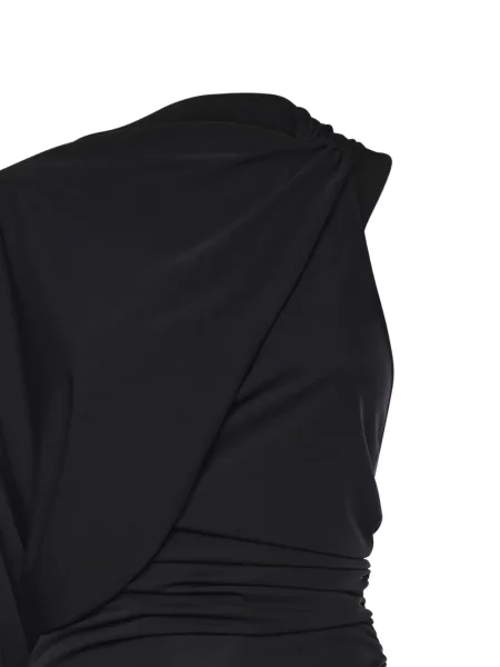 Kombinezon The Andamane drapowany czarny