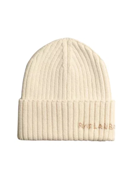 RUSLAN BAGINSKIY czapka beanie z wełną beżowa