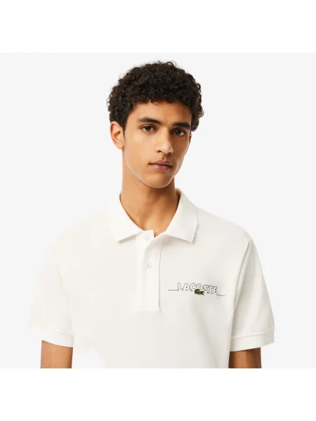 Lacoste Koszulka Polo Classic Fit biała