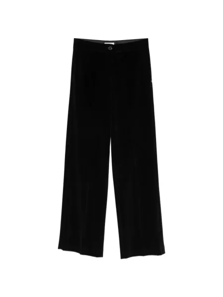 Pantaloni Ottod’ame de catifea negru