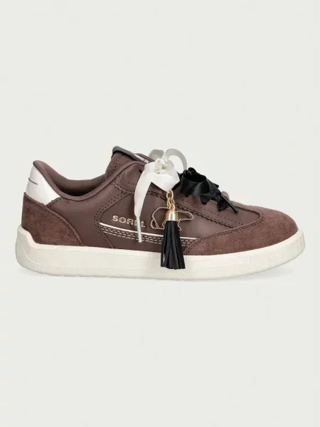 Sneakerși Sorel din piele maro