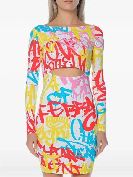 Rochie mini Chiara Ferragni cu imagine