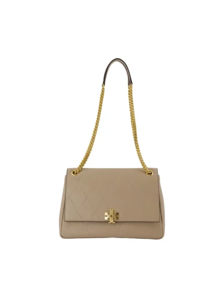 Torebka Tory Burch skórzana beżowa