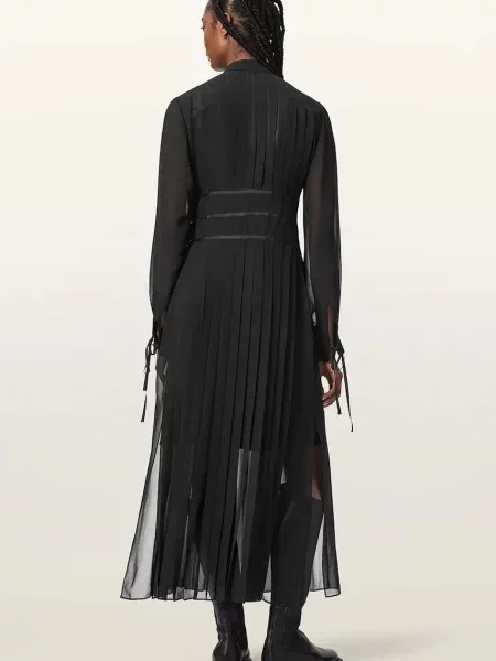 AllSaints rochie MINNA negru